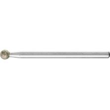 Slijpstift diamant D126 bolvorm 4x3mm Pferd