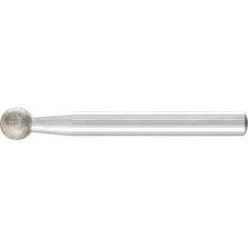 Slijpstift diamant D126 bolvorm 8x6mm Pferd