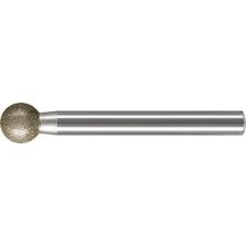 Slijpstift diamant D126 bolvorm 10x6mm Pferd