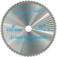 Drytech hardmetalen zaagblad D=230x25,4x1,4mm60Z voor dunwandig staal LBS schokbestendig