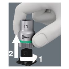 Wera 05003755001 8100 SA All-in Zyklop Speed-ratelset, 1/4"-aandrijving, met vasthoudfunctie, metrisch, 42‑delig