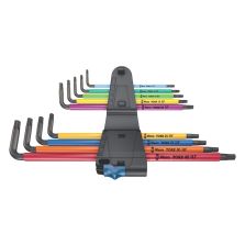 Wera 05024470001 967/9 TX XL Multicolour HF 1 Stiftsleutelset met vasthoudfunctie, lang, 9‑delig