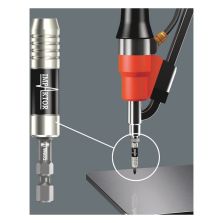 Wera 05057675001 897/4 IMP Impaktor houder met spanring en Magneet 1/4 x 75mm