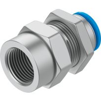 FESTO 153166 Schot-doorvoersteekschroefkoppeling QSSF-1/4-8-B