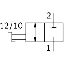 FESTO 153468 Kogelklepafsluiter HE-2-QS-8