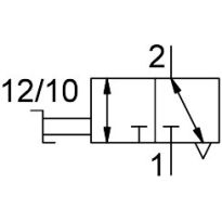 FESTO 153475 Kogelklepafsluiter HE-3-QS-6