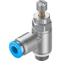 FESTO 197581 Smoorventiel met terugslagklep GRLA-1/8-QS-6-RS-D