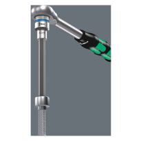 Wera 05003823001 8740 C HF Binnenzeskant Zyklop Bitdop met 1/2"-aandrijving met vasthoudfunctie 7 x 60mm