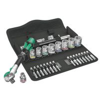 Wera 05004046001 8100 SB 6 Zyklop Speed-ratelset, 3/8"-aandrijving, metrisch, 29‑delig