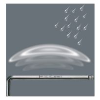 Wera 05022066001 950 PKL Stiftsleutel, metrisch, verchroomd 10 x 219mm