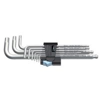 Wera 05022720001 3950/9 Hex-Plus Stainless 1 Stiftsleutelset, metrisch, RVS, 9‑delig
