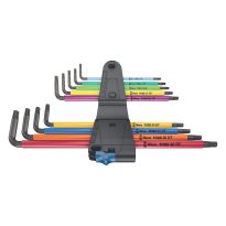 Wera 05024470001 967/9 TX XL Multicolour HF 1 Stiftsleutelset met vasthoudfunctie, lang, 9‑delig