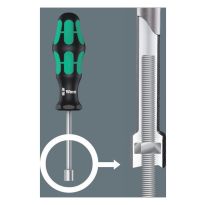 Wera 05029463001 395 Dopschroevendraaier Holle Schacht 7 x 80mm