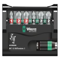Wera 05057420001 Bit-Check 12 BiTorsion 1, 12‑delig