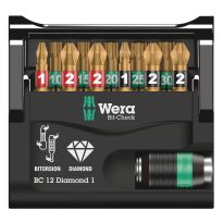 Wera 05057421001 Bit-Check 12 Diamond 1, 12‑delig
