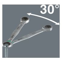 Wera 05073268001 6000 Joker Steek- en ringratelsleutel 8mm