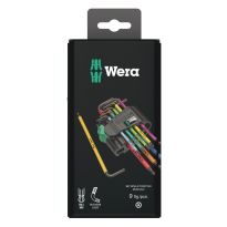 Wera 05073599001 967/9 TX BO Multicolour 1 SB Stiftsleutelset, BlackLaser, 9‑delig