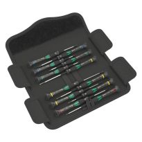 Wera 05073675001 Kraftform Micro 12 Universal 1 Micro-schroevendraaierset, 12‑delig